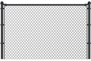 Black Chain Link Fence