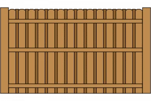 wood fence