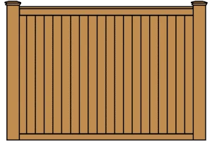 wood fence