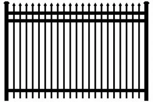 Classic Spear Point Aluminum Fence