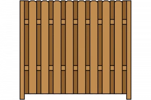 wood fence