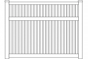 vinyl fence