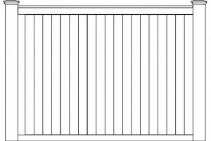 vinyl fence