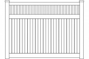 vinyl fence