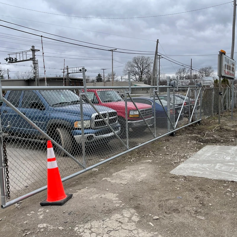 Gate installation by allen county fence in Fort Wayne Indiana