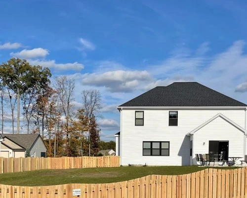 Wood fencing Installation by allen county fence