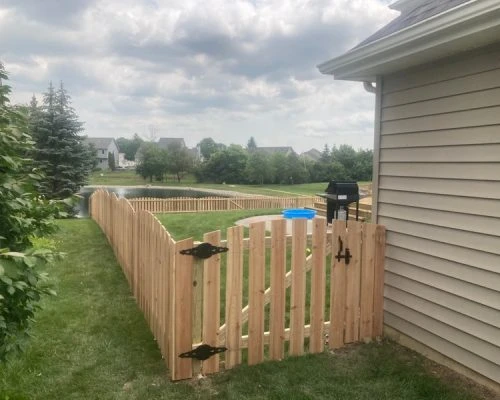 wood fence